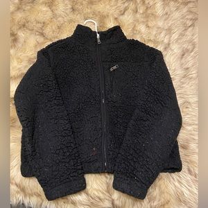 Teddy bear jacket! Size large fits like a size medium!
